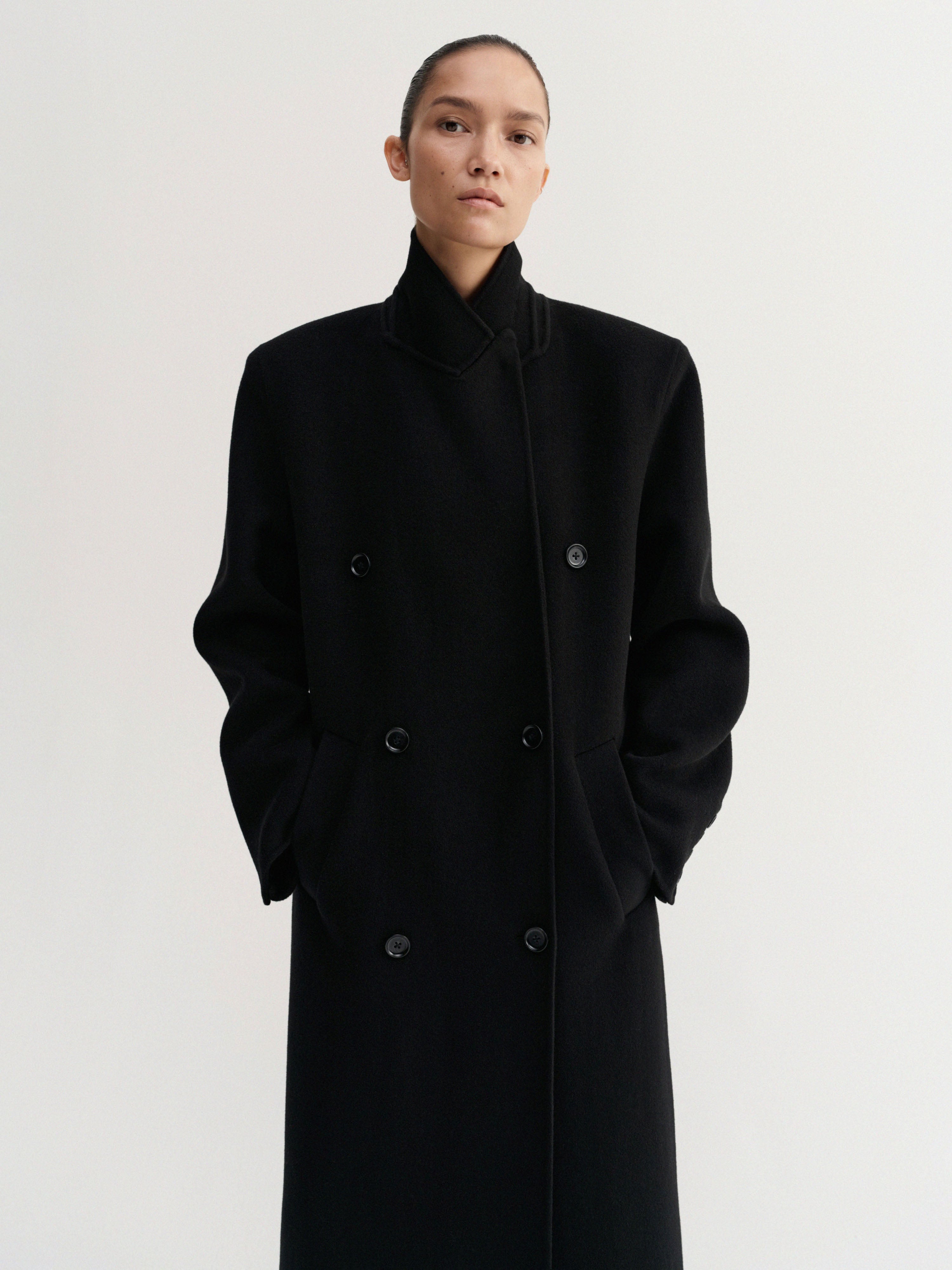 Deja Doublé Coat, black – ALMADA LABEL