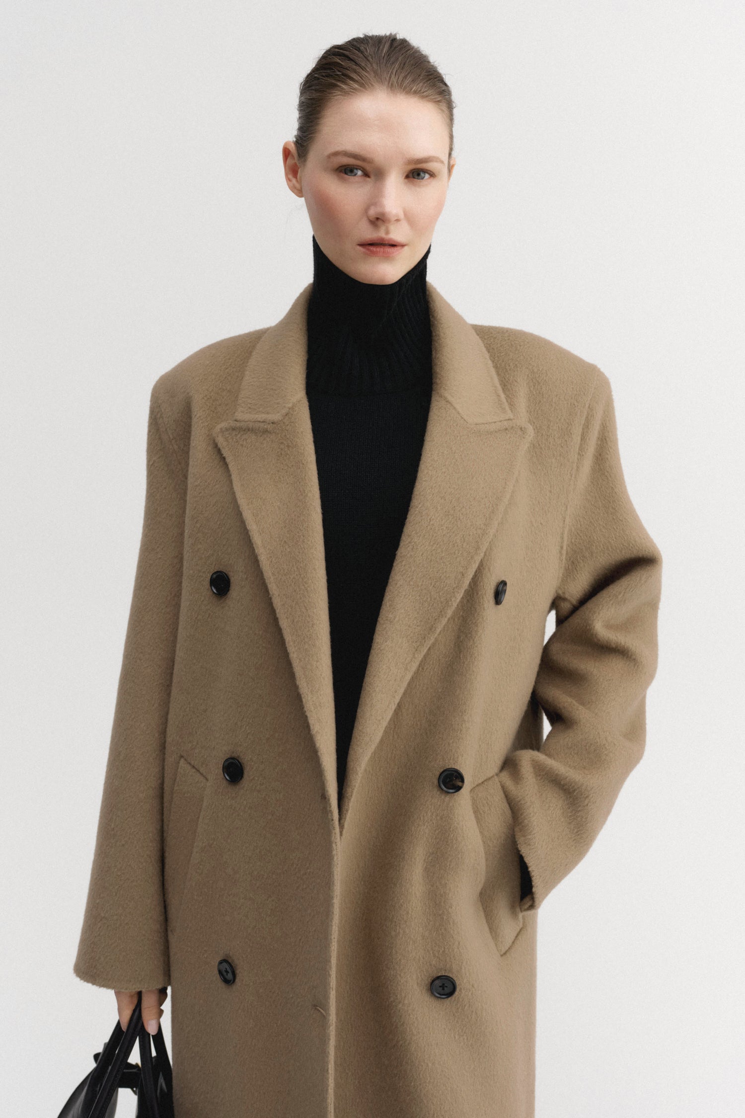 Deja Doublé Coat, tan