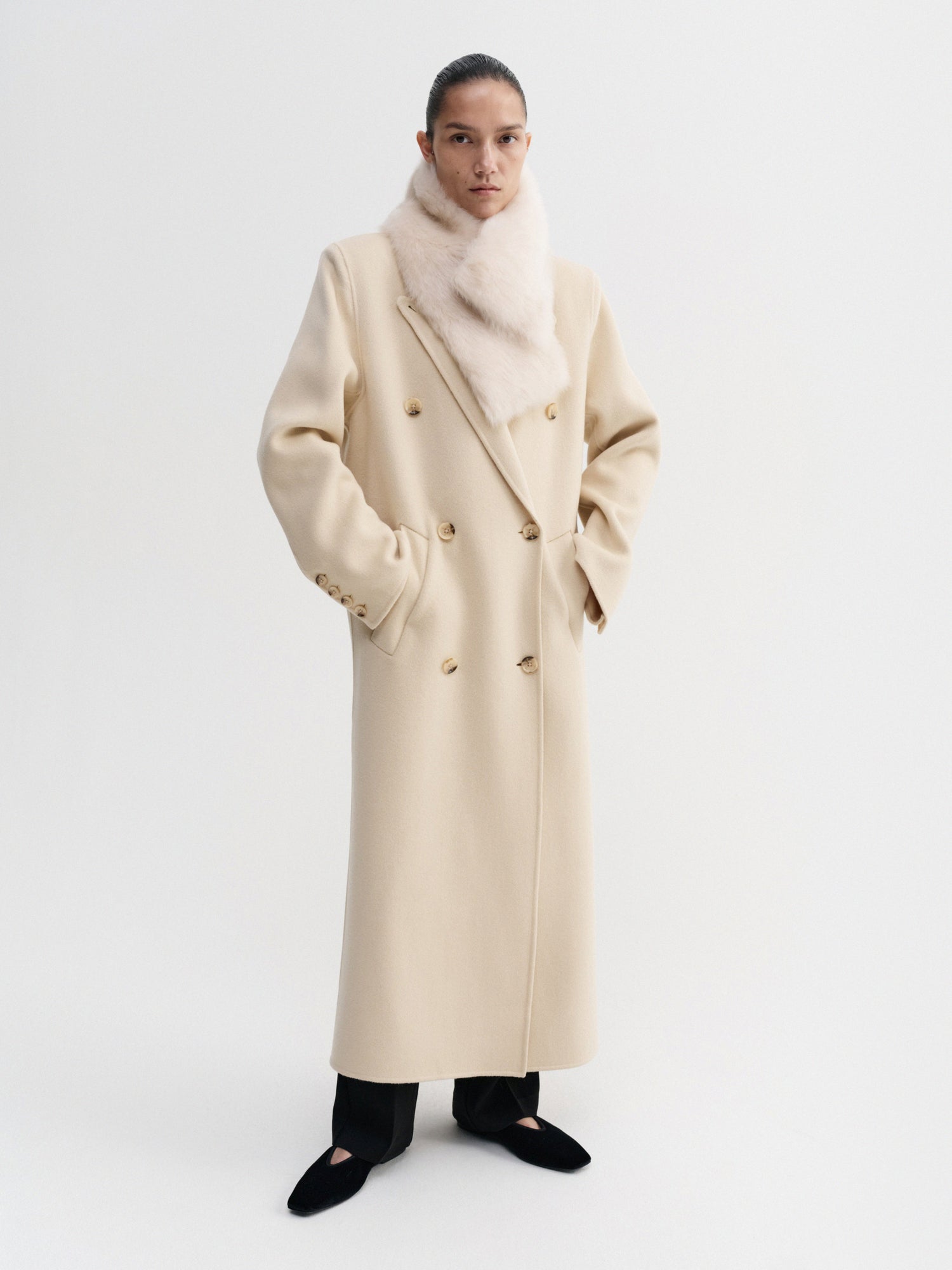 Micha Doublé Scarf, vanilla