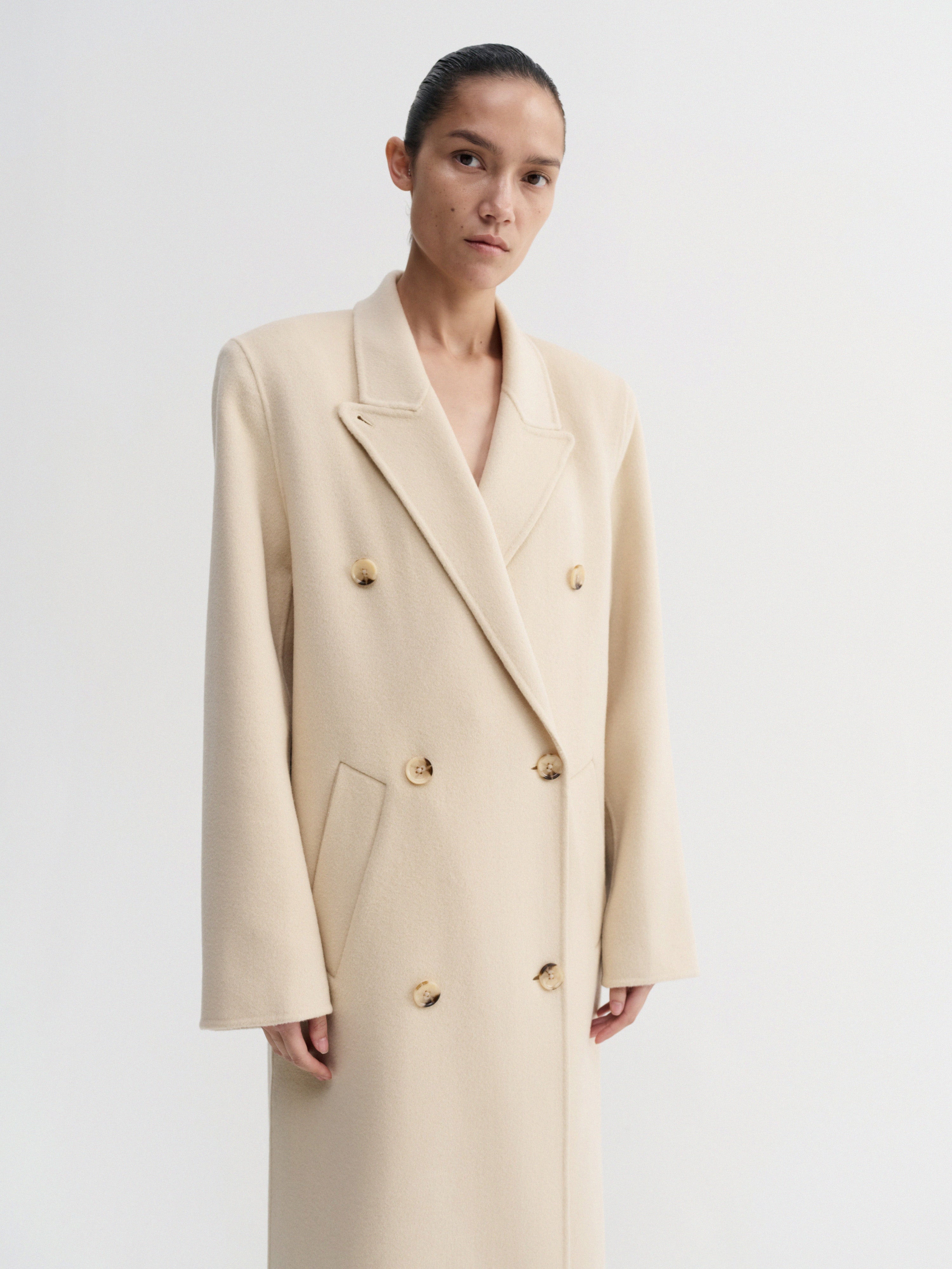 【新品・未使用】ALMA ROSA COAT★ロングコート　イエロー　42 Deja Doublé Coat, vanilla – ALMADA LABEL