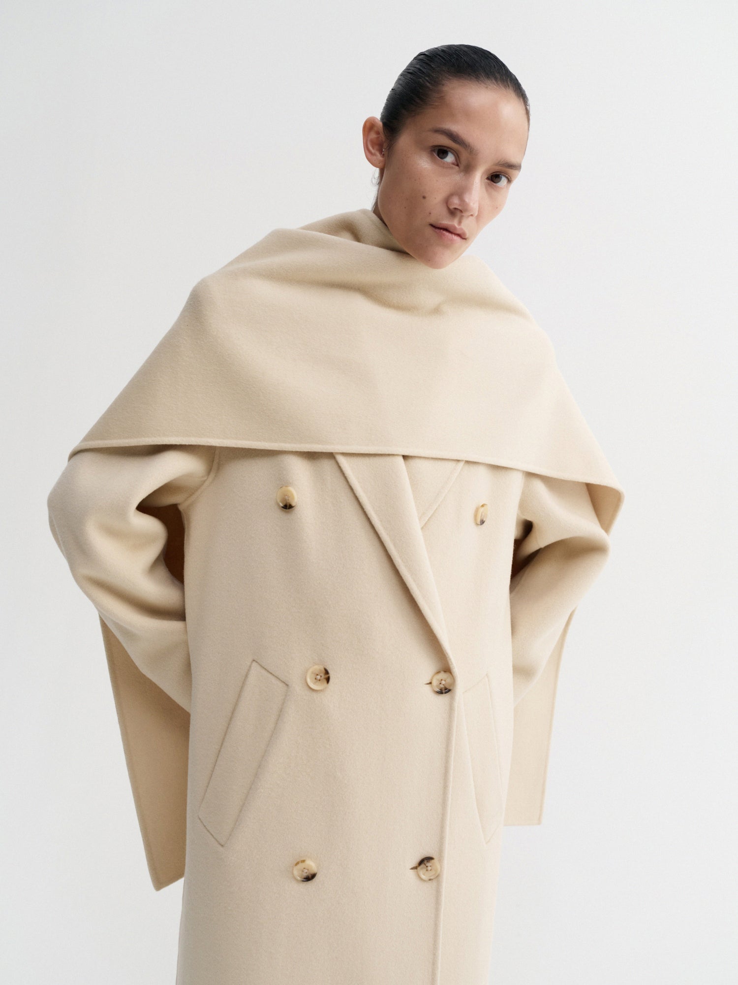 Micha Doublé Scarf, vanilla