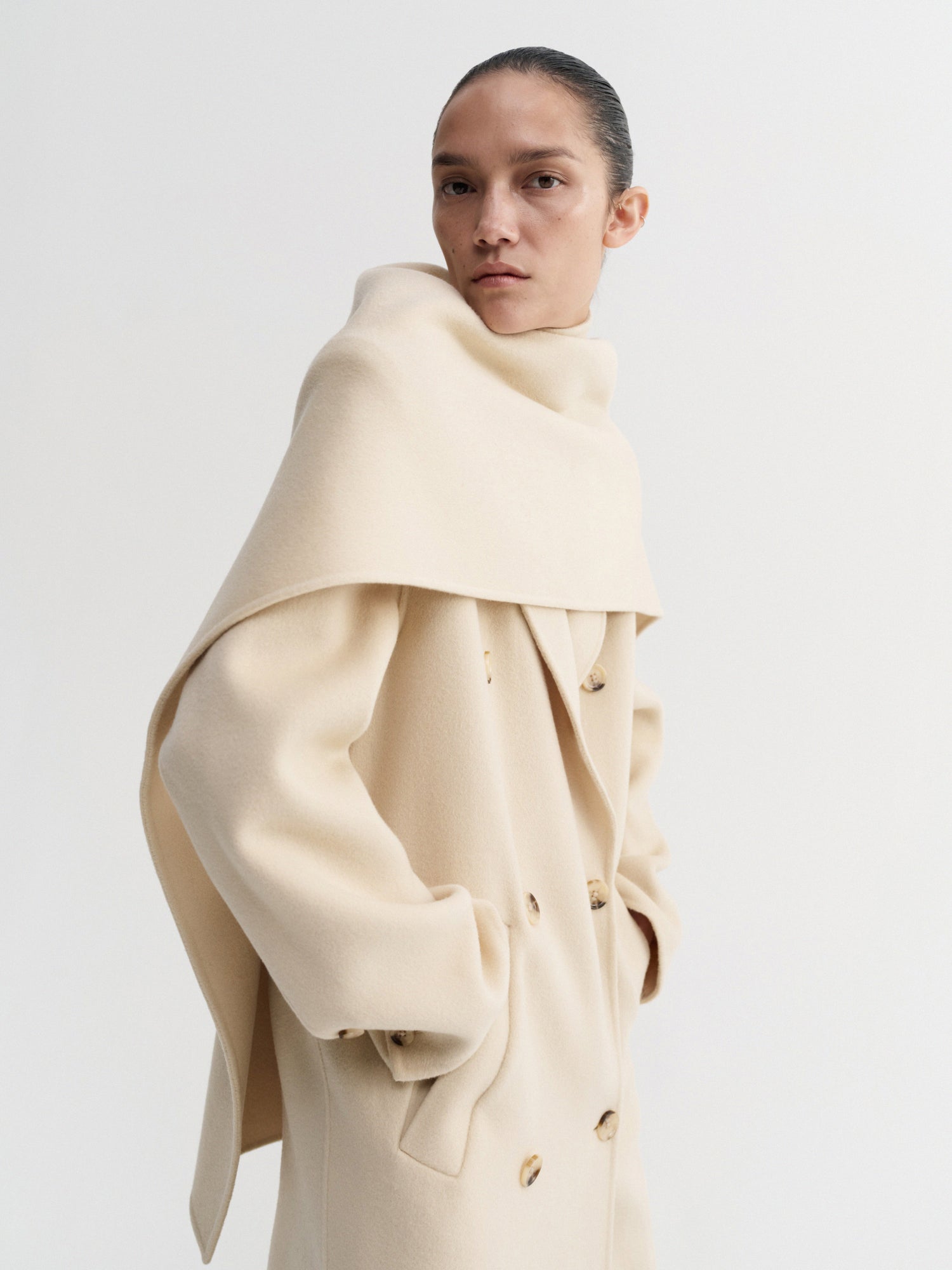 Micha Doublé Scarf, vanilla