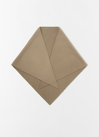 Dina Doublé Triangle Scarf, tan