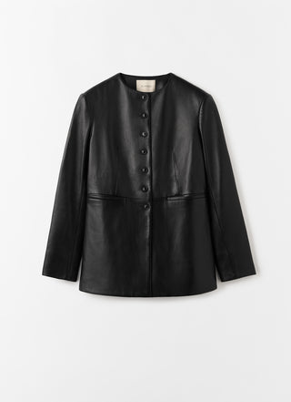 Dorothy Leather Jacket, black