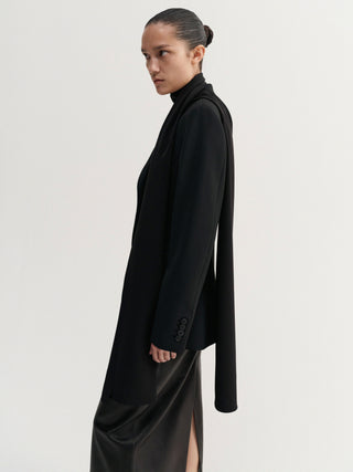 Duni Silk Scarf, black