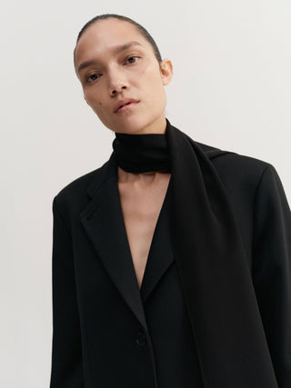 Duni Silk Scarf, black