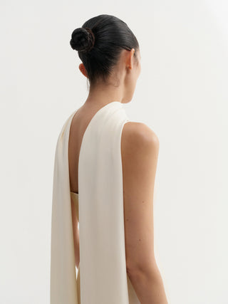 Duni Silk Scarf, vanilla