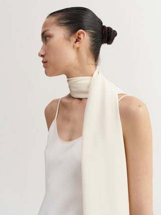 Duni Silk Scarf, vanilla