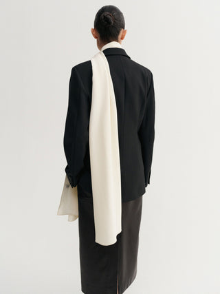Duni Silk Scarf, vanilla
