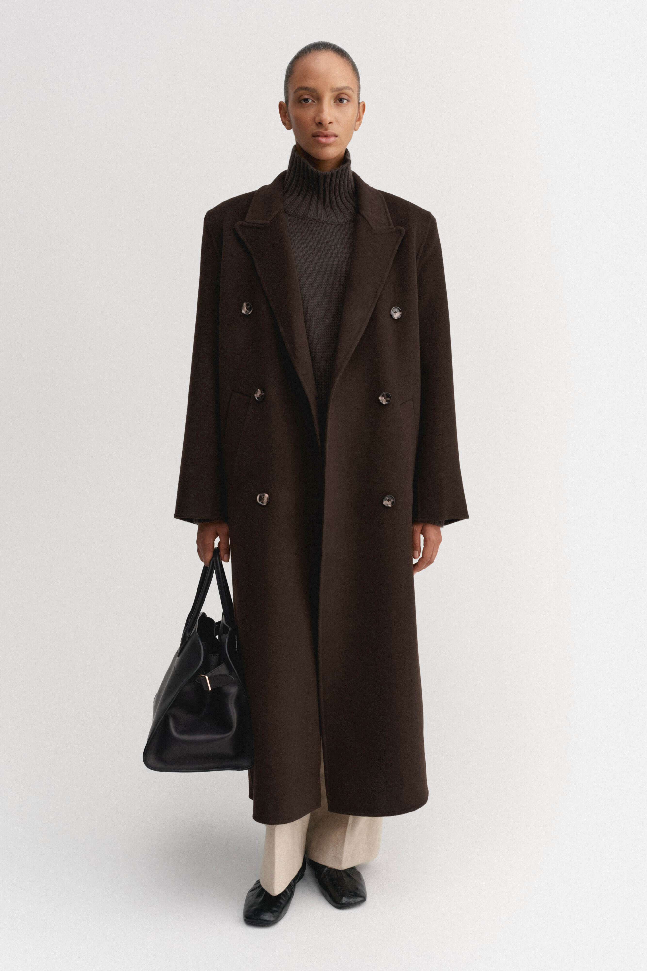 Deja Doublé Coat, chocolate – ALMADA LABEL
