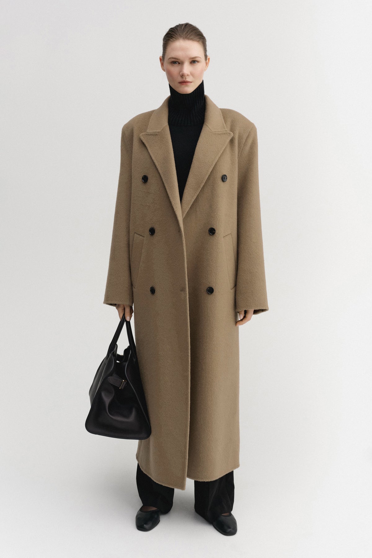 Deja Doublé Coat, tan