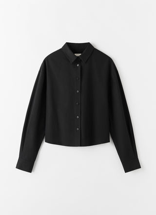 Fanna Poplin Shirt, black