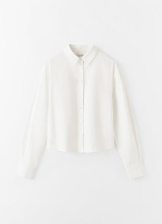 Fanna Poplin Shirt, white