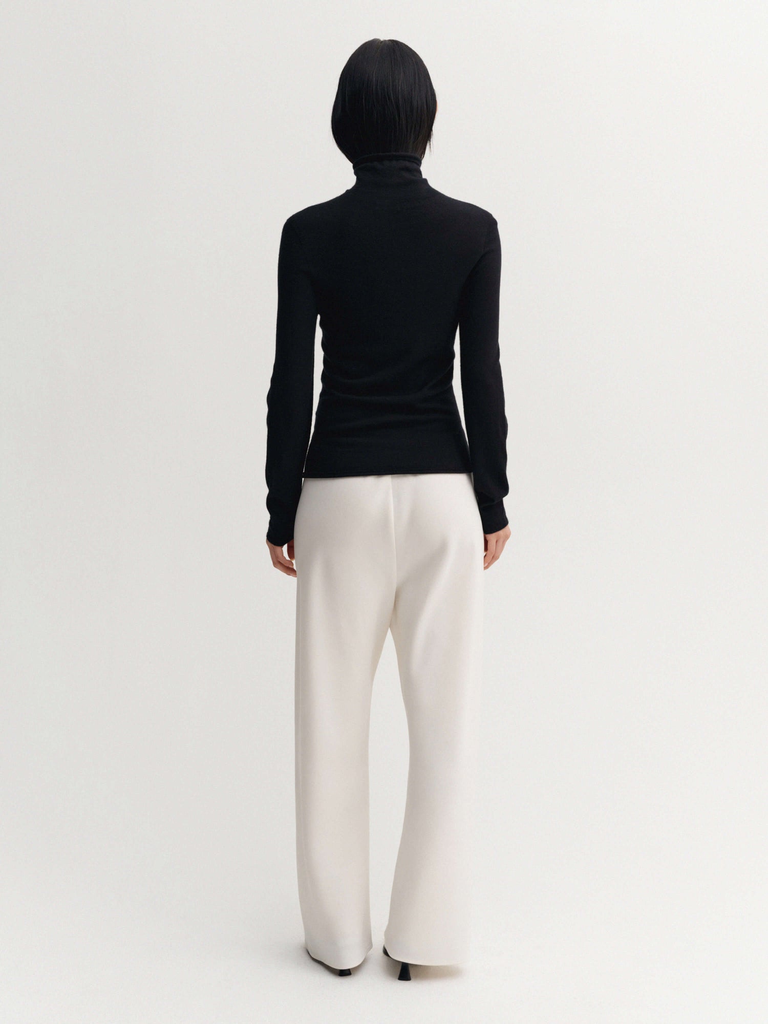 Farra Turtleneck Top, black