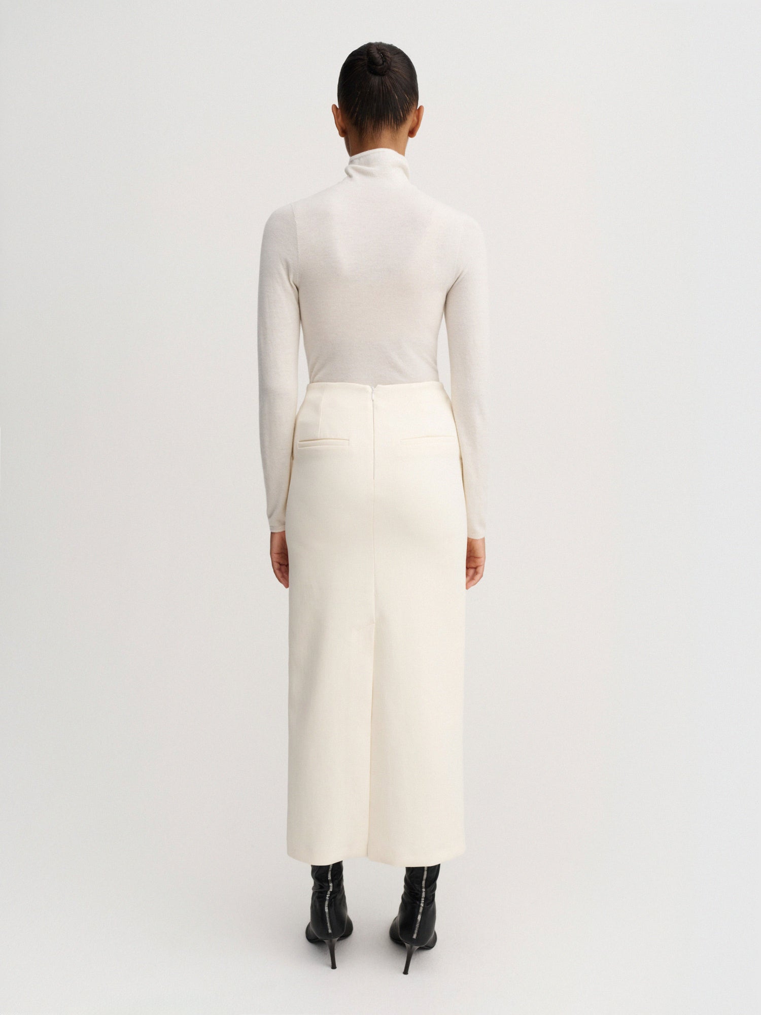 Farra Turtleneck Top, cream