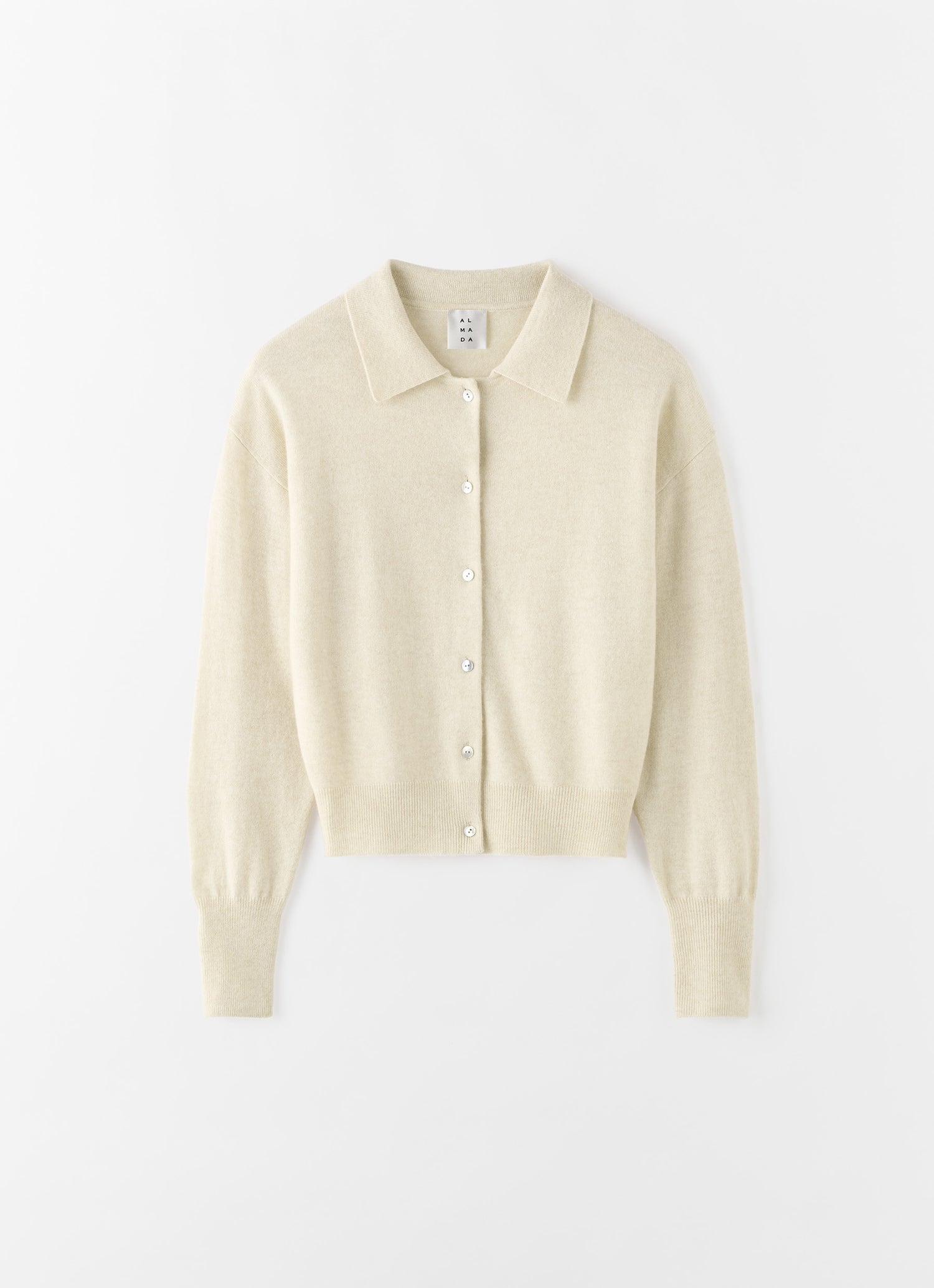 Fern collar cardigan, vanilla