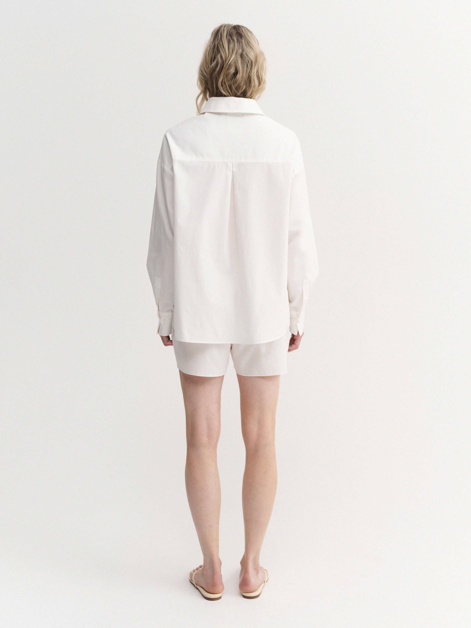 Finn Poplin Shirt, white