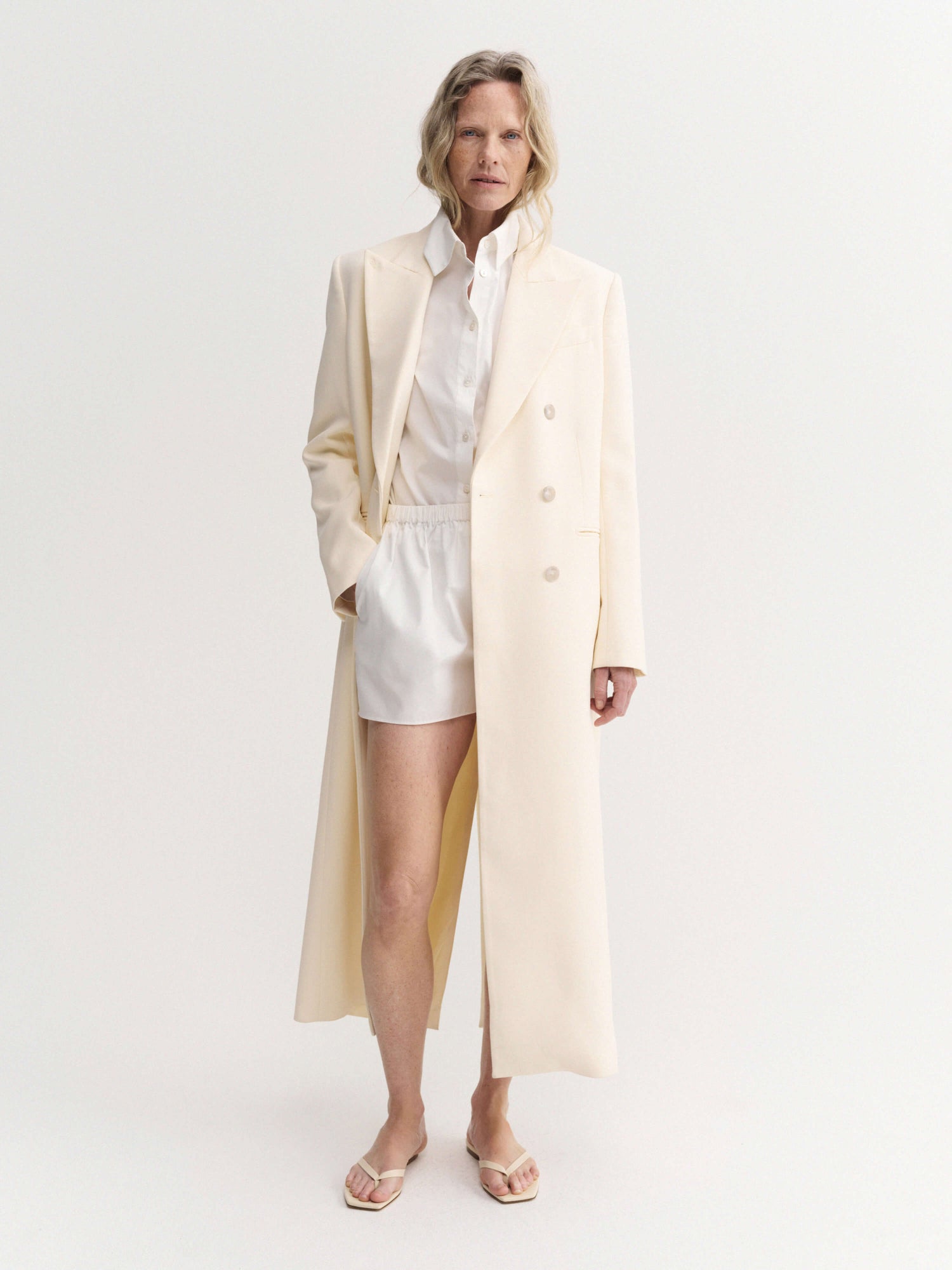 Finn Poplin Shirt, white
