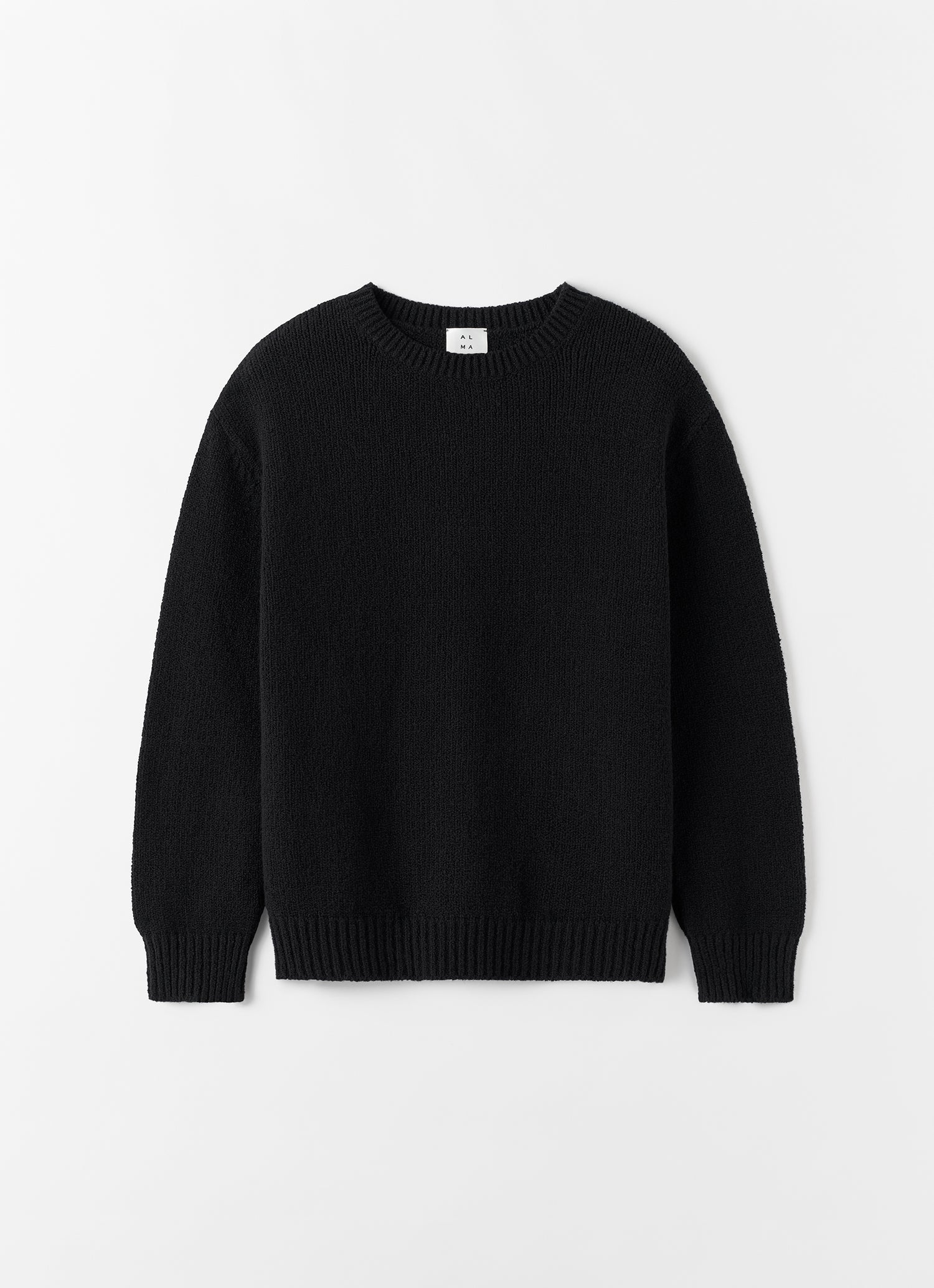 Flor Crewneck Sweater, black