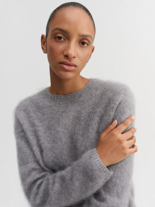 Floy Cashmere Sweater, grey