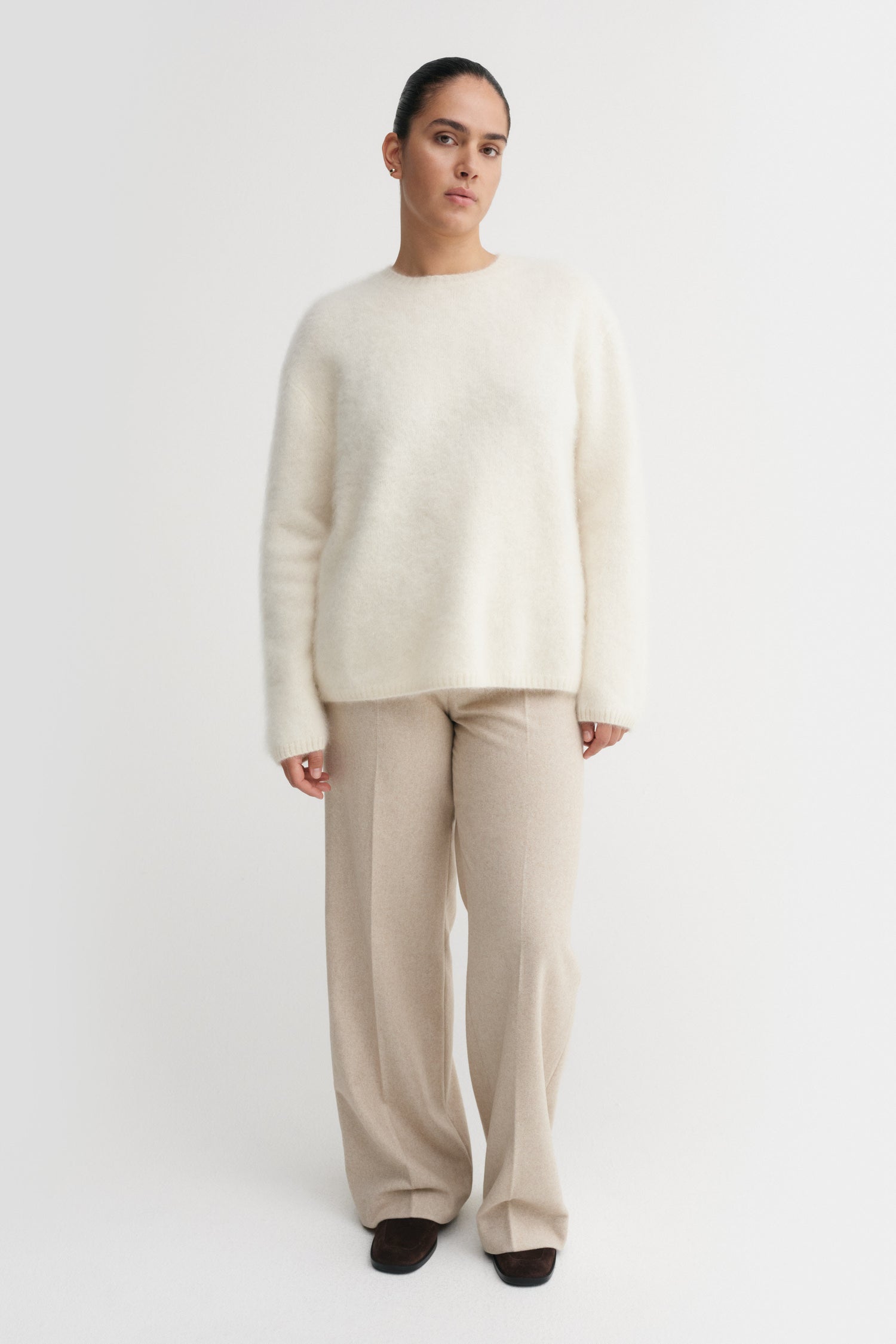 Floy Cashmere Sweater, cream