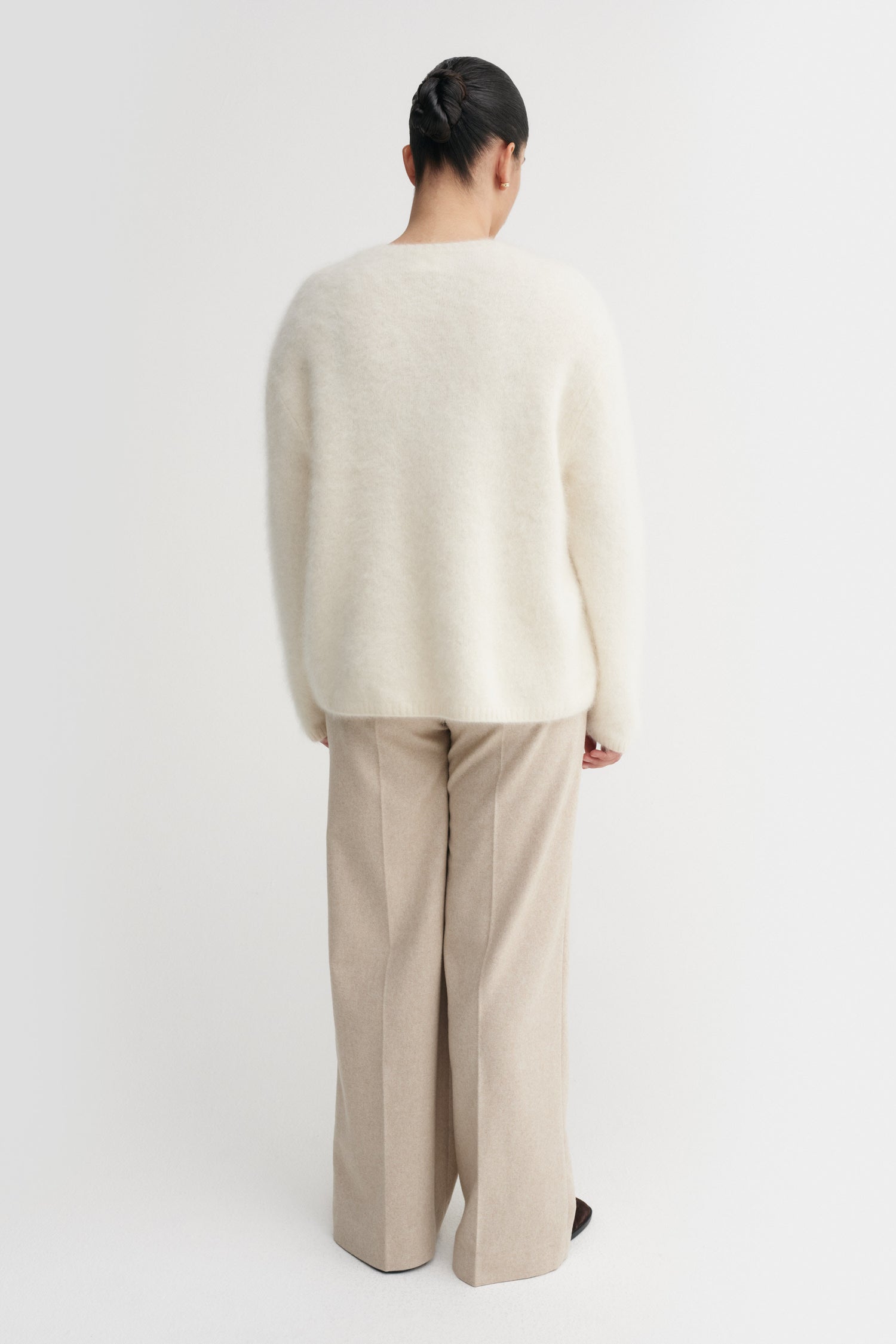 Floy Cashmere Sweater, cream