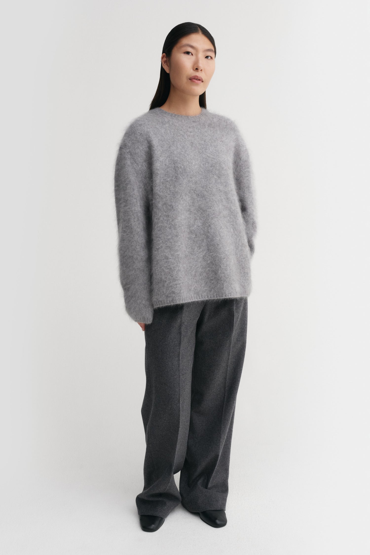 Floy Cashmere Sweater, grey