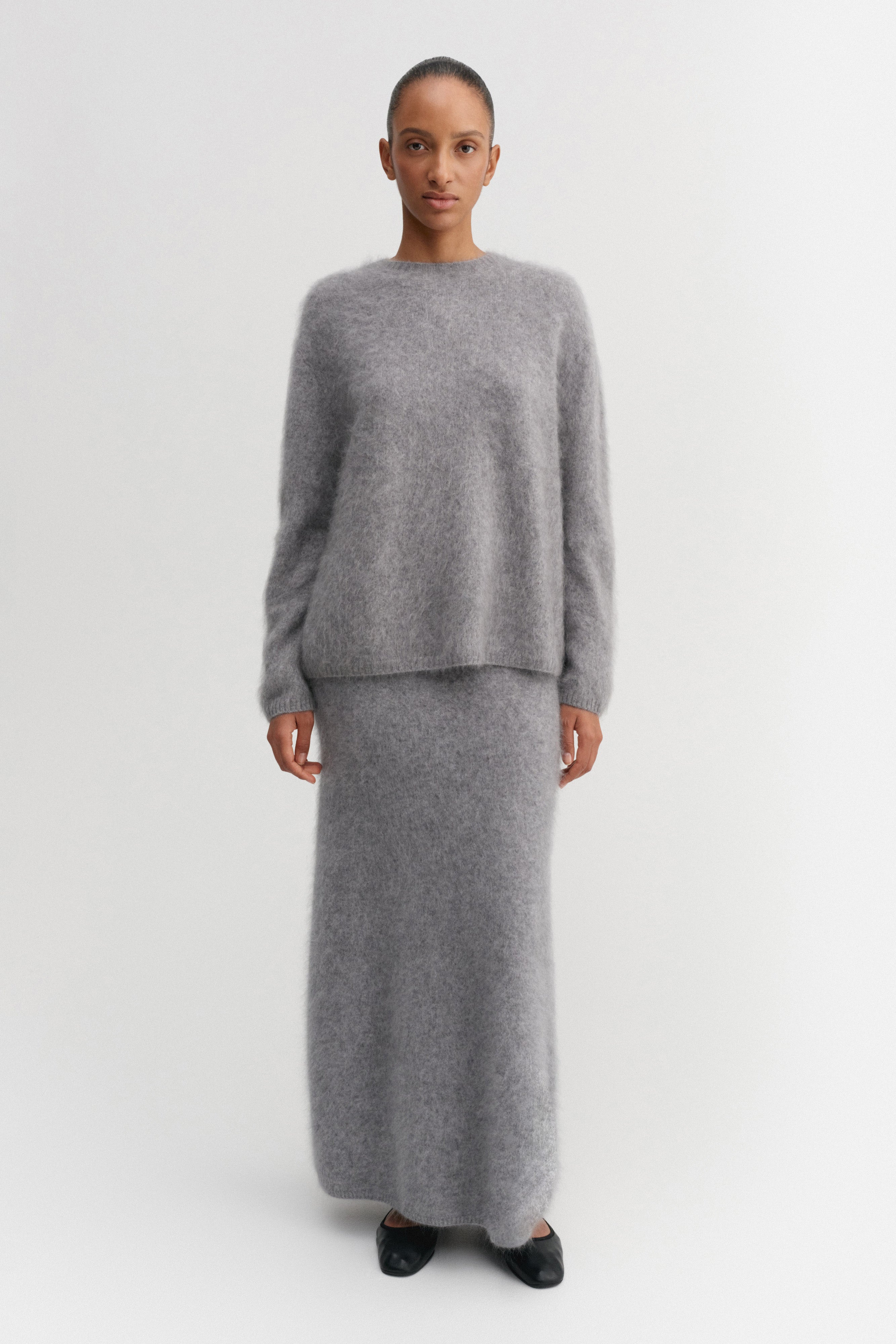 Floy Cashmere Sweater, grey – ALMADA LABEL