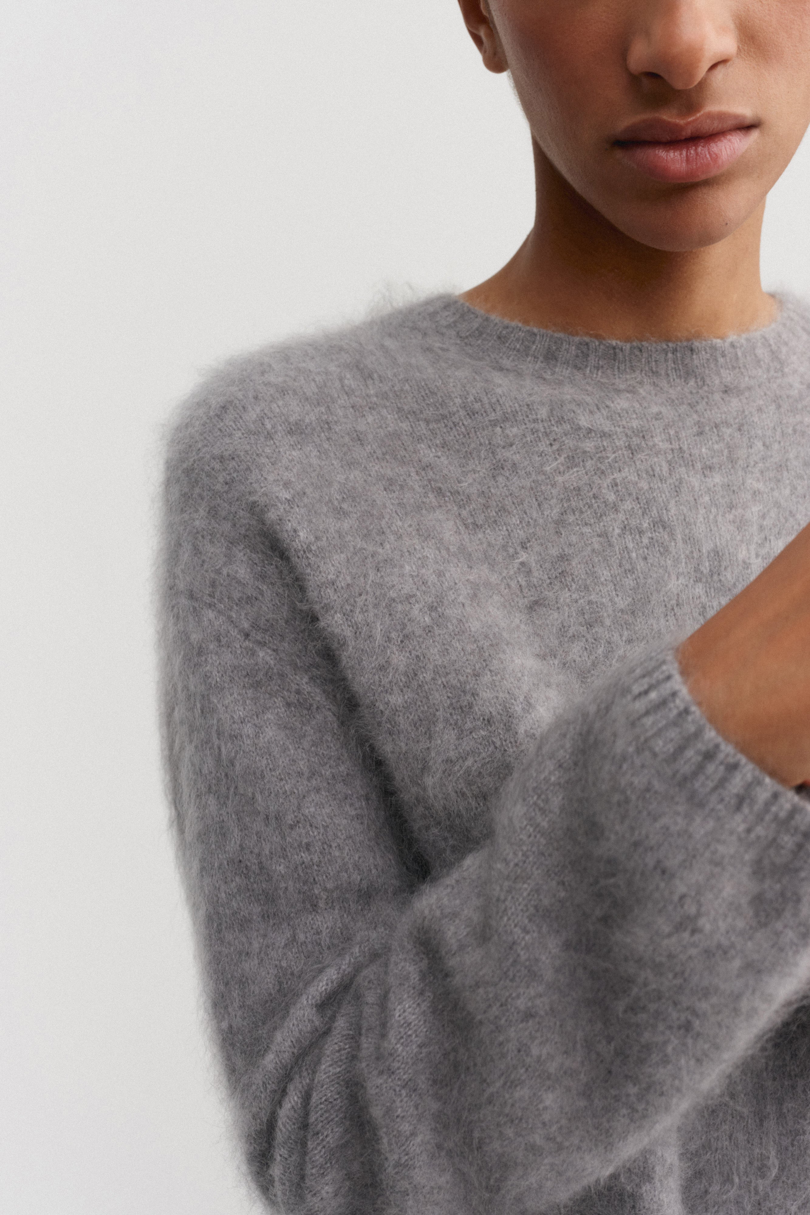Floy Cashmere Sweater, grey – ALMADA LABEL