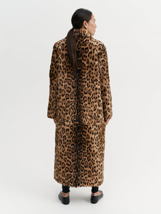 Manteau Franny Pony, léopard