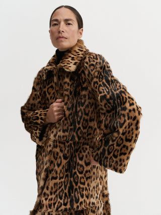 Manteau Franny Pony, léopard