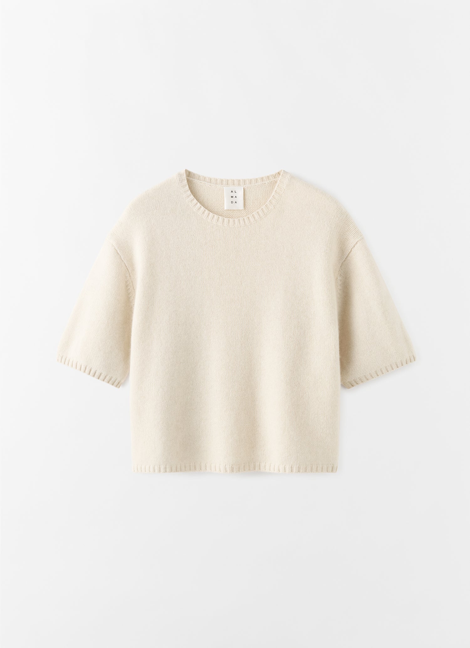 Fei Cashmere T-shirt, vanilla