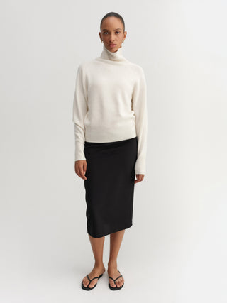 Gigi Turtleneck Sweater, cream
