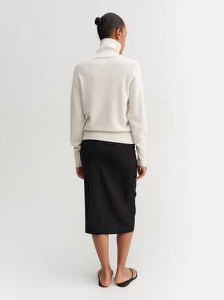 Gigi Turtleneck Sweater, cream