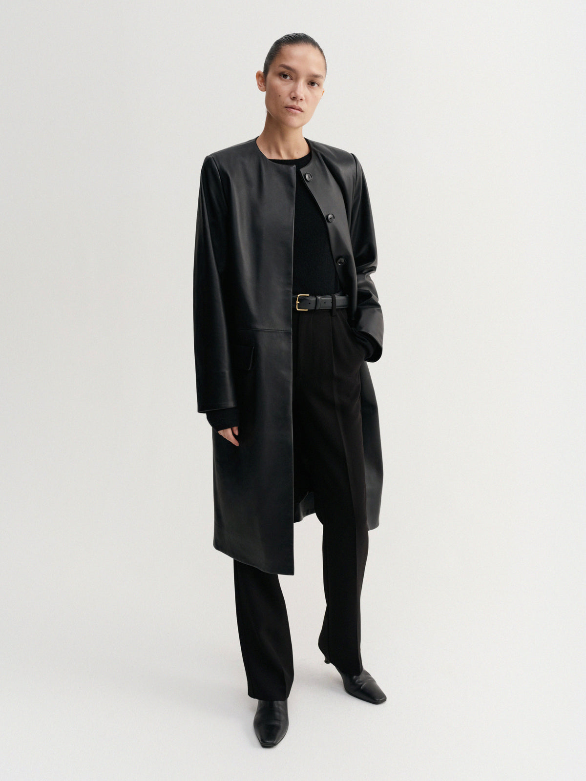Giselle Leather Coat