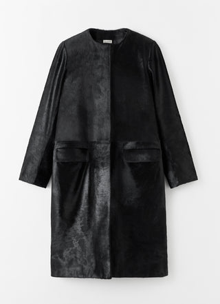 Harlow Pony Coat, black