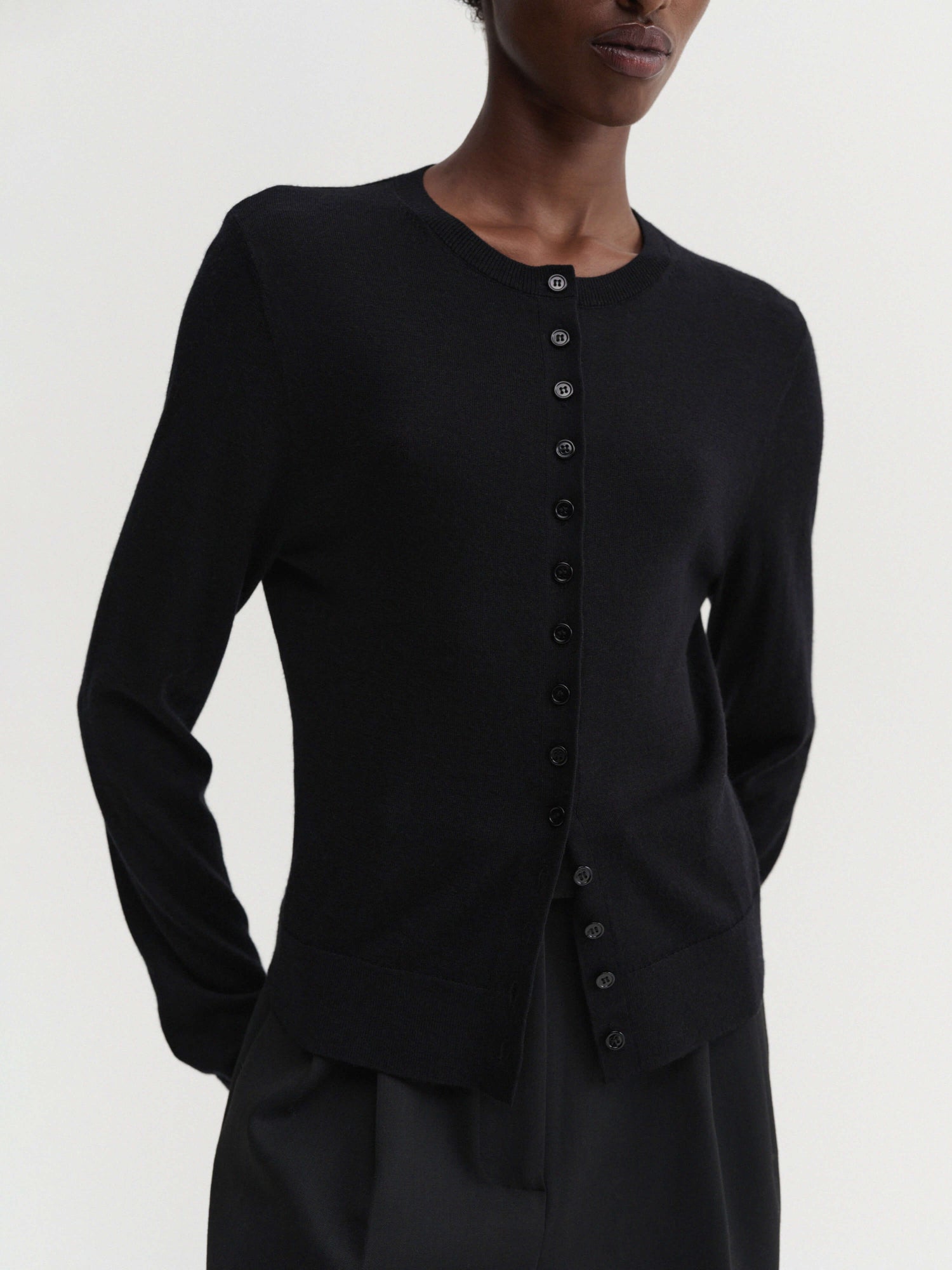Hayla Strickjacke, schwarz