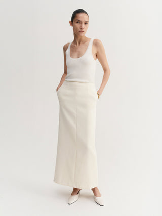 Indy Rib Top, cream