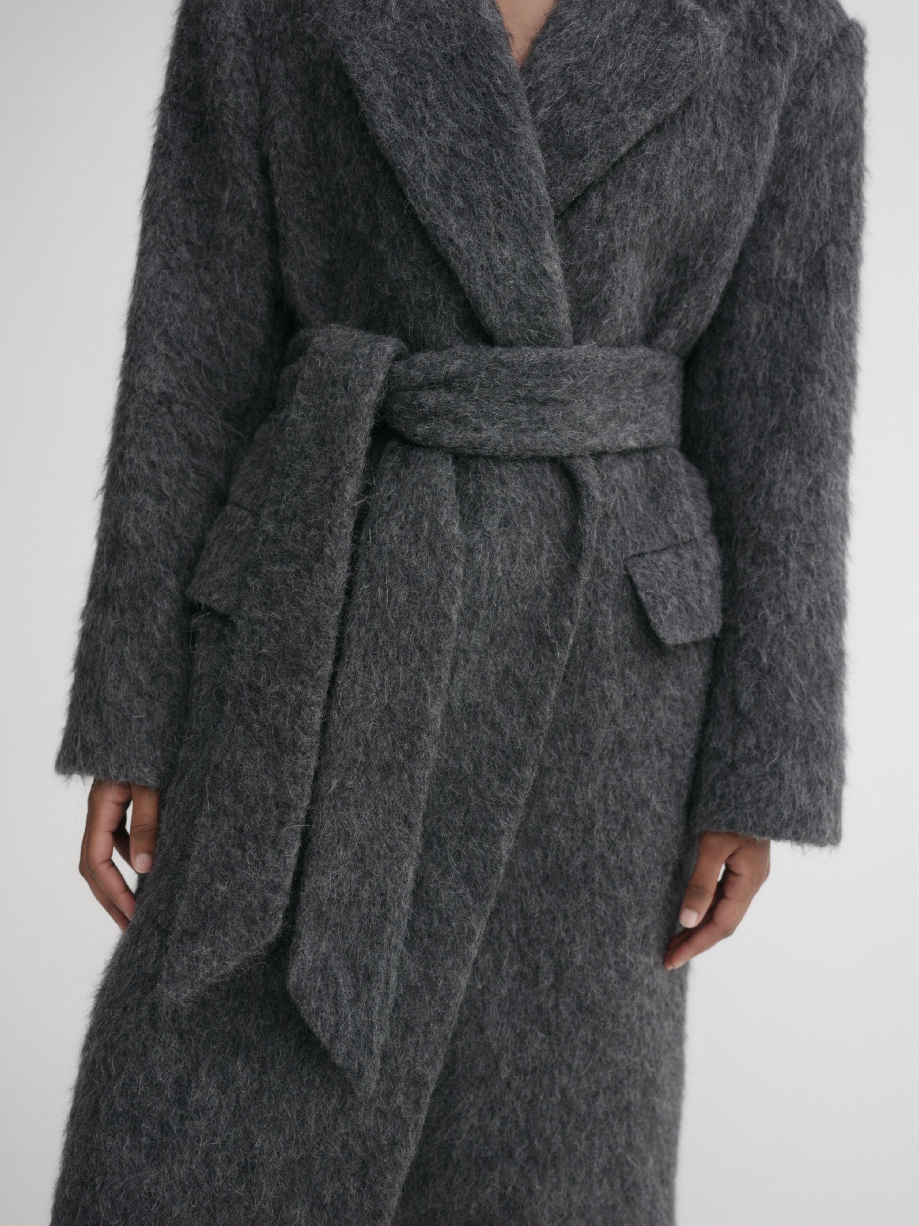 Ivy Coat, dark grey – ALMADA LABEL