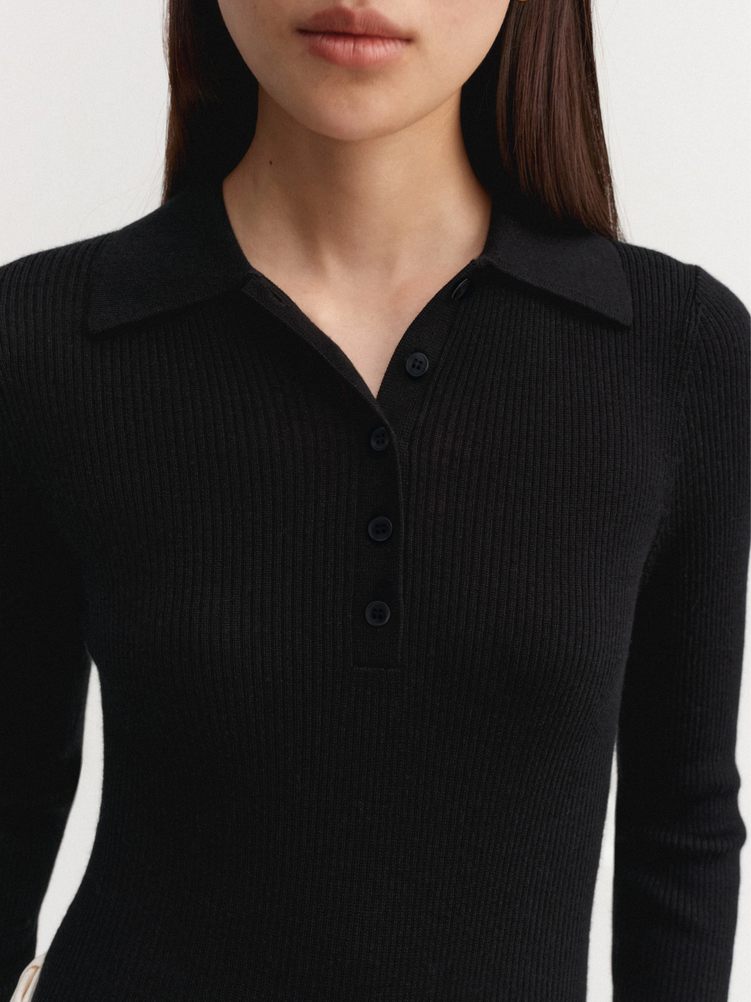 Jules Rib Top, black