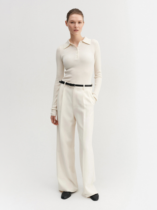 Jules Rib Top, cream