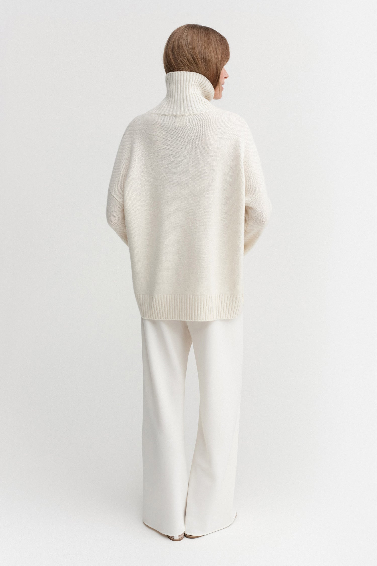 Kia Turtleneck Sweater, cream