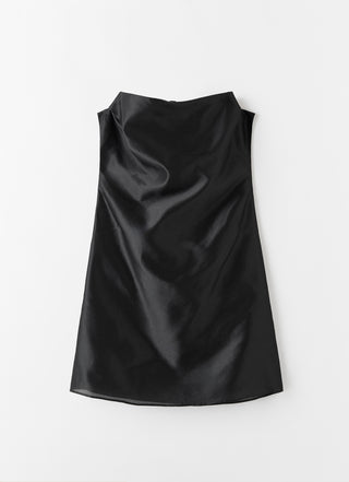 Kiera Organza Top, black