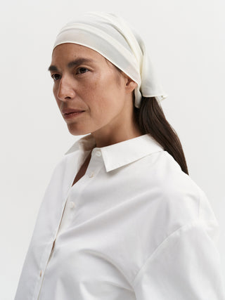 Lil Triangle Scarf, cream