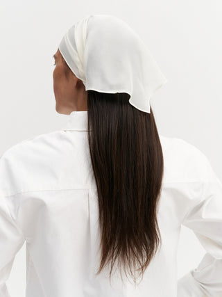 Lil Triangle Scarf, cream