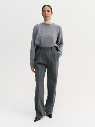 Pantalon ajusté Amel, gris