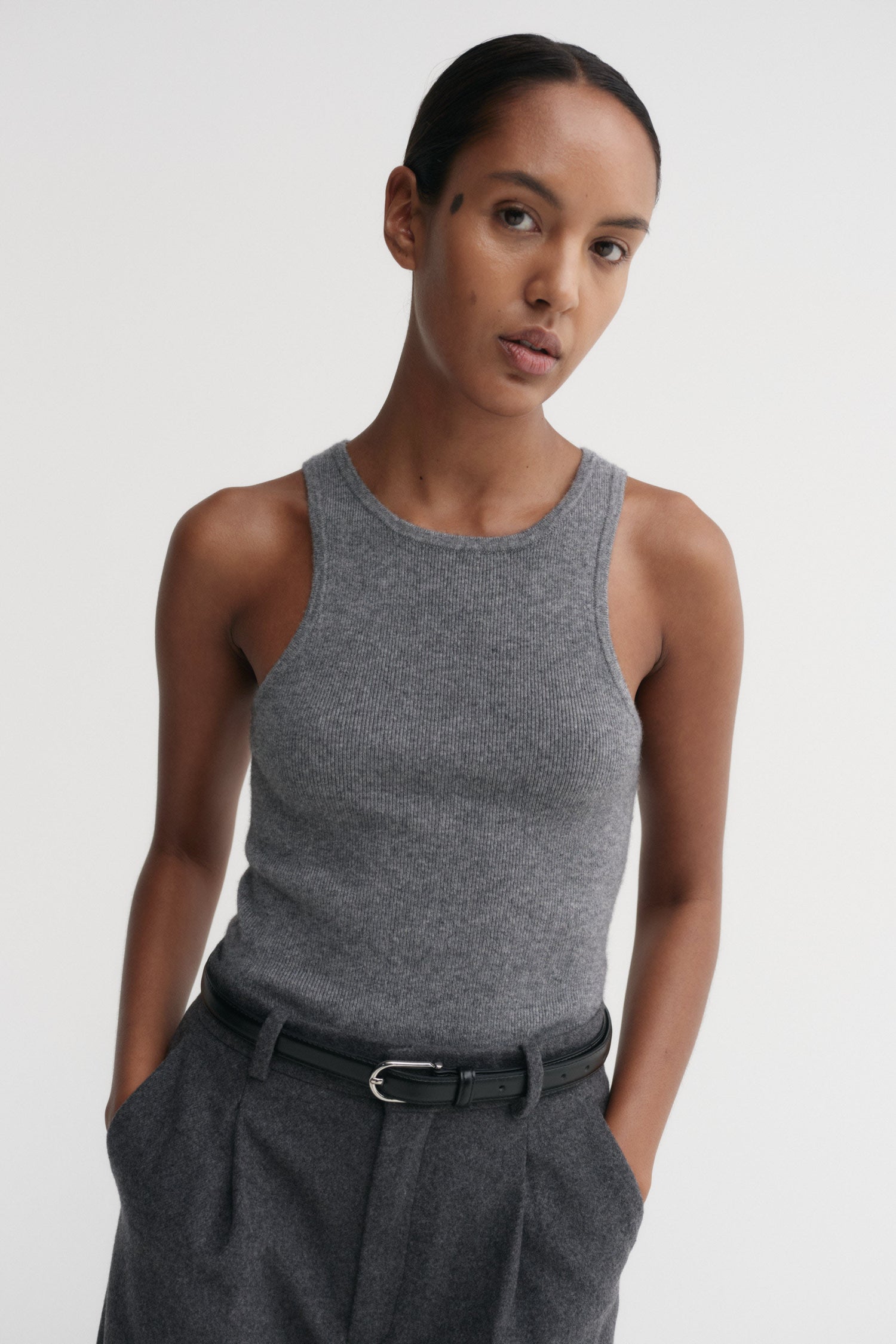 Luna Tank Top, grey