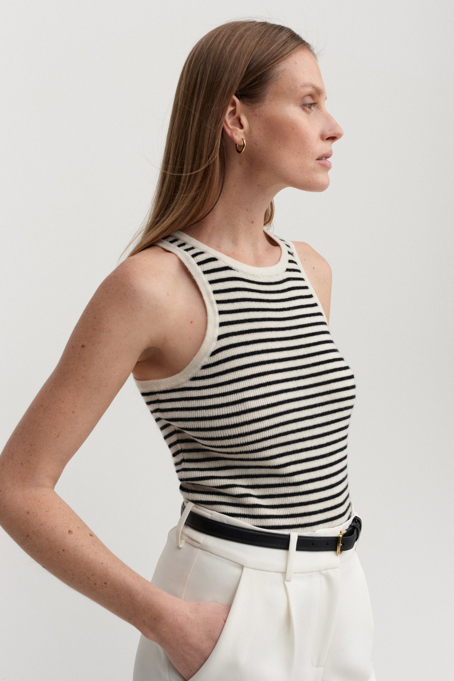 Luna Tank Top, stripe