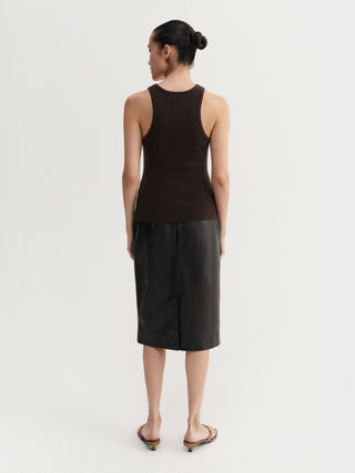 Luna Tank Top, chocolate