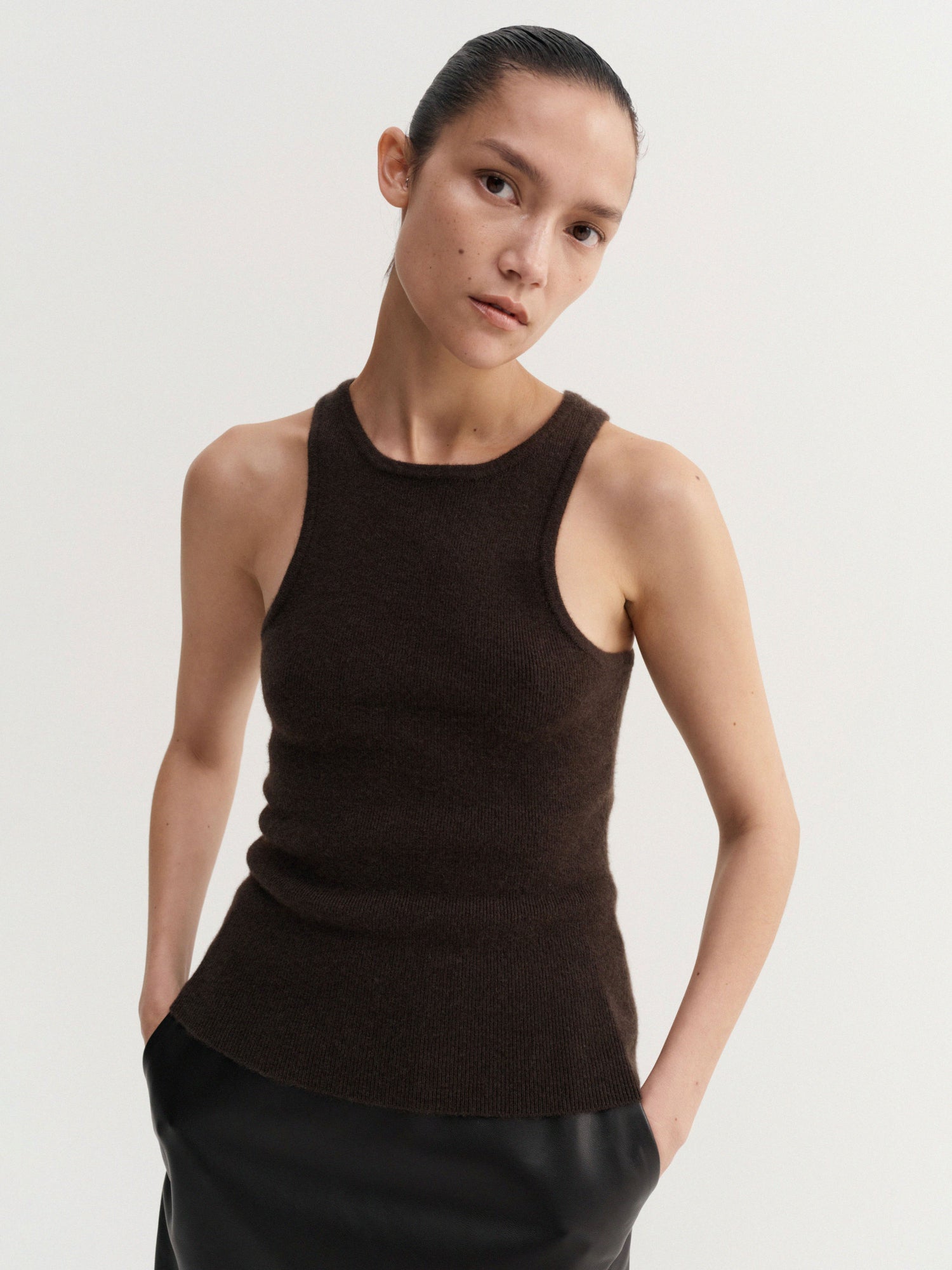 Luna Tank Top, schokolade